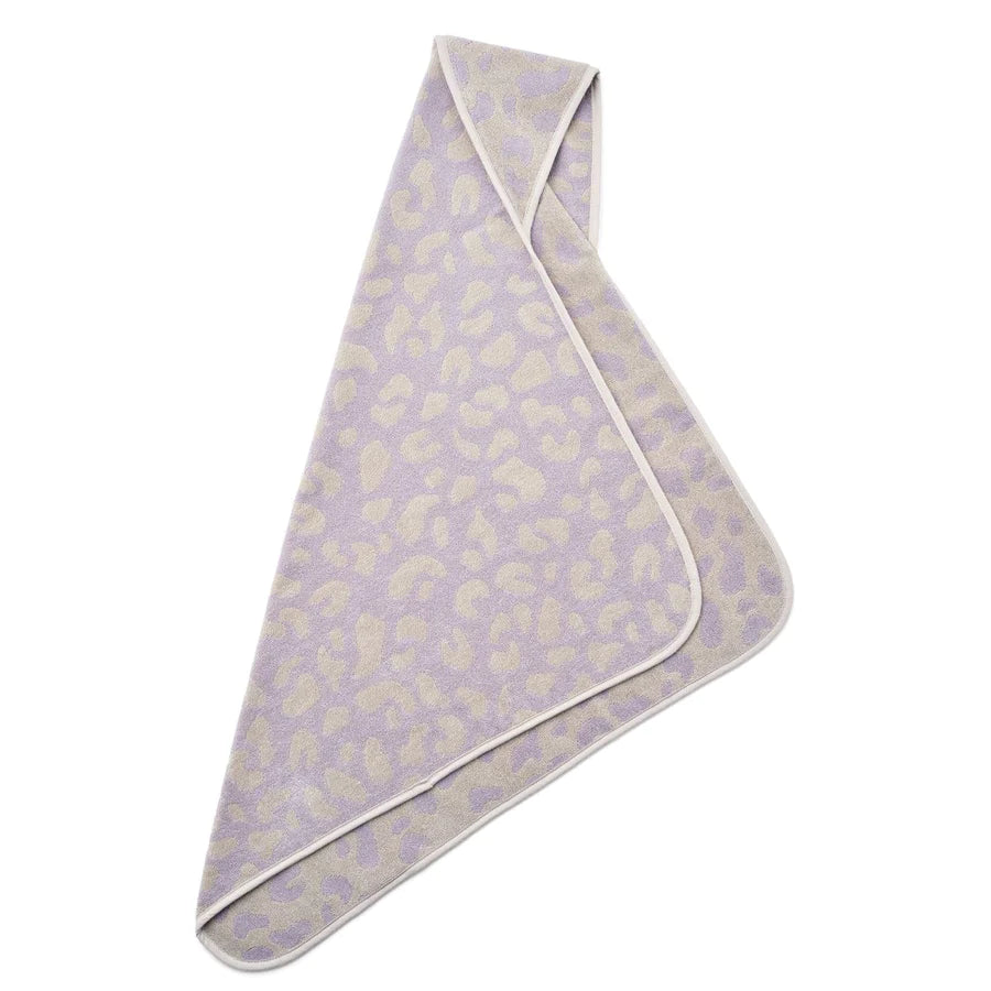 Alba hooded bath towel Leo Misty Lilac (baby size)