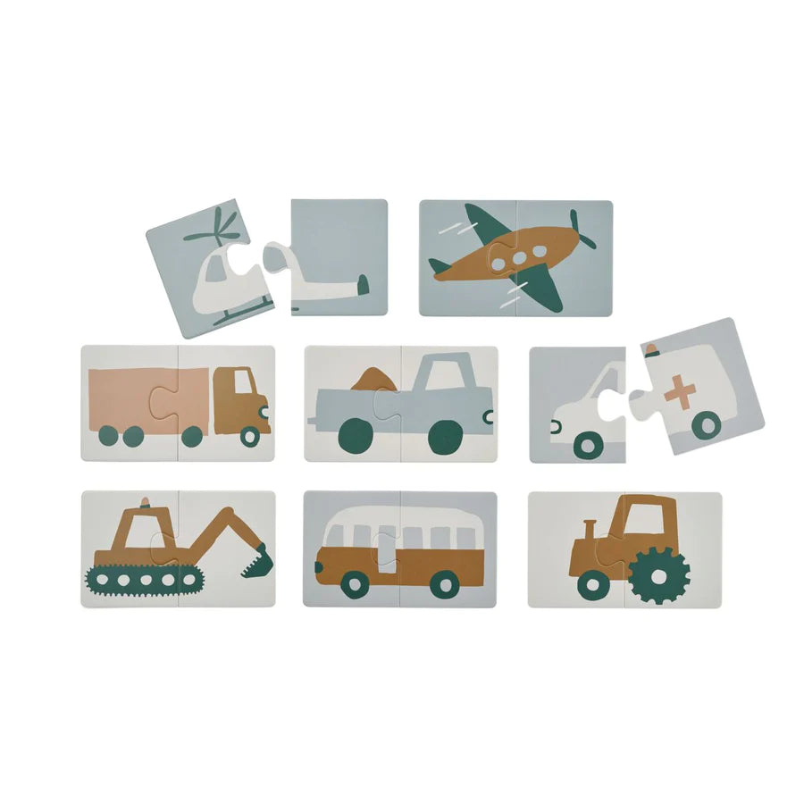 Papier Collection: Anfänger Puzzle Brett Fahrzeuge