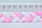 Bed snake baby pink - white - pink
