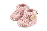 Baby Strick- Booties Pink