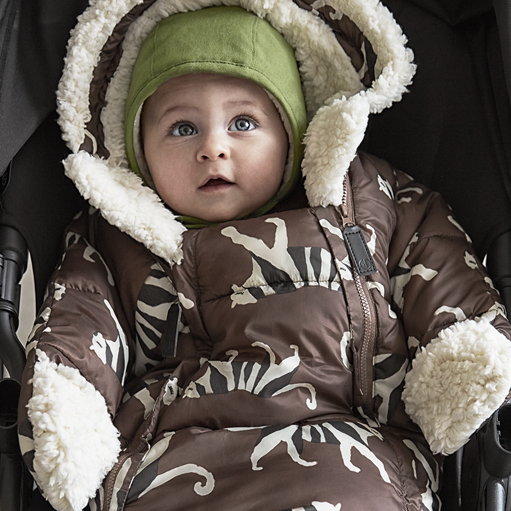 Fusssack Overall White Tiger (geeignet für Autositz)