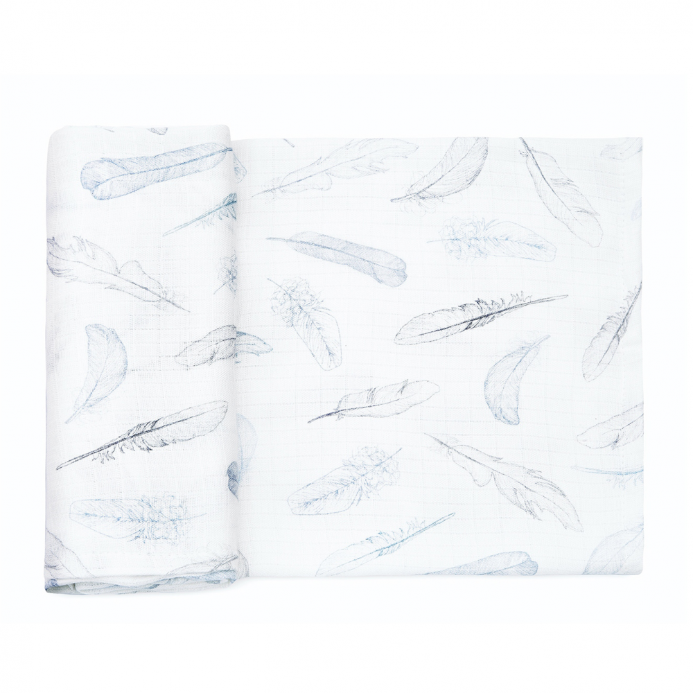 Lange en mousseline de bambou couleur abricot ambré 
