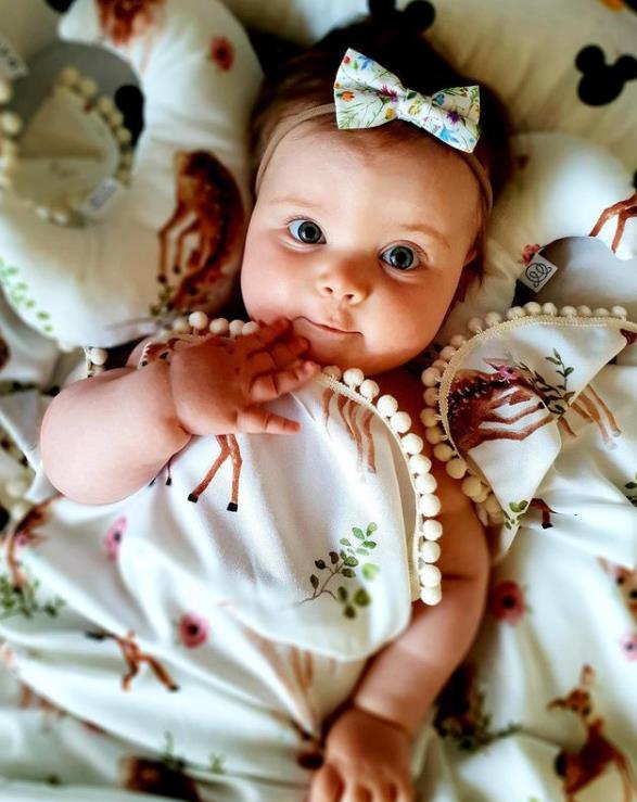 Bamboo Muslin Swaddle Amber Apricot 