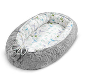 Baby Nest Premium Luxe Heavenly Birds Grey