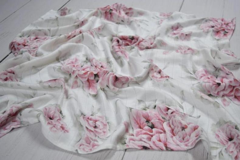 Bamboo Muslin Swaddle Bloom