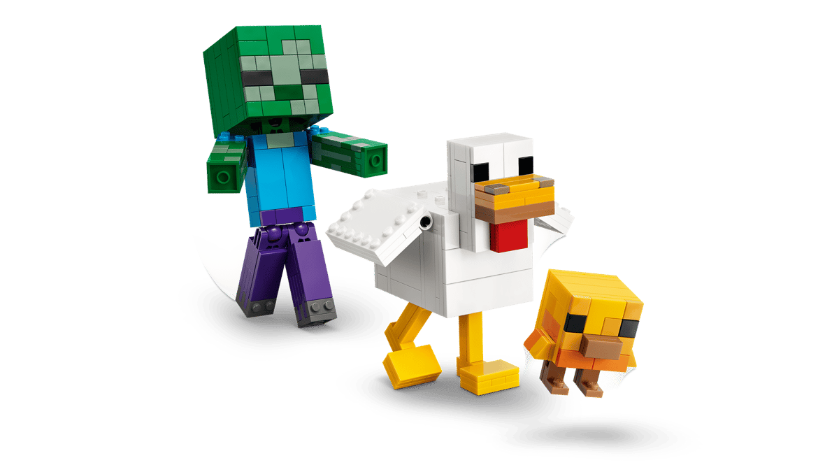 Attaque du cavalier poulet dans le désert