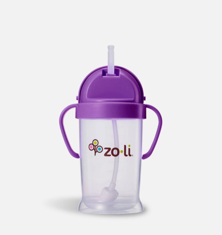 Zoe Set of Silicone Drinking Straws Blue Multi Mix