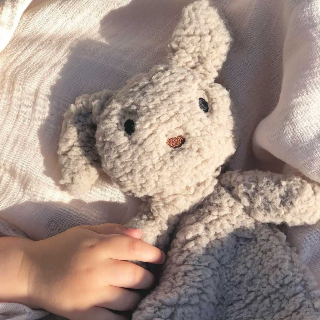 Kuscheltuch Hase