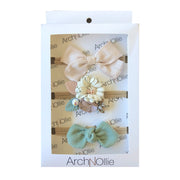 Lot de pailles en silicone Zoe, bleu multicolore