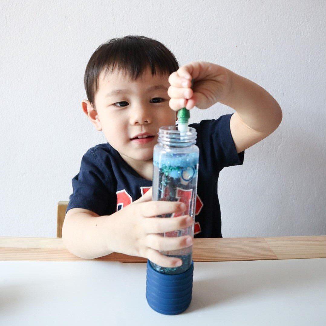 Zoe Set of Silicone Drinking Straws Blue Multi Mix