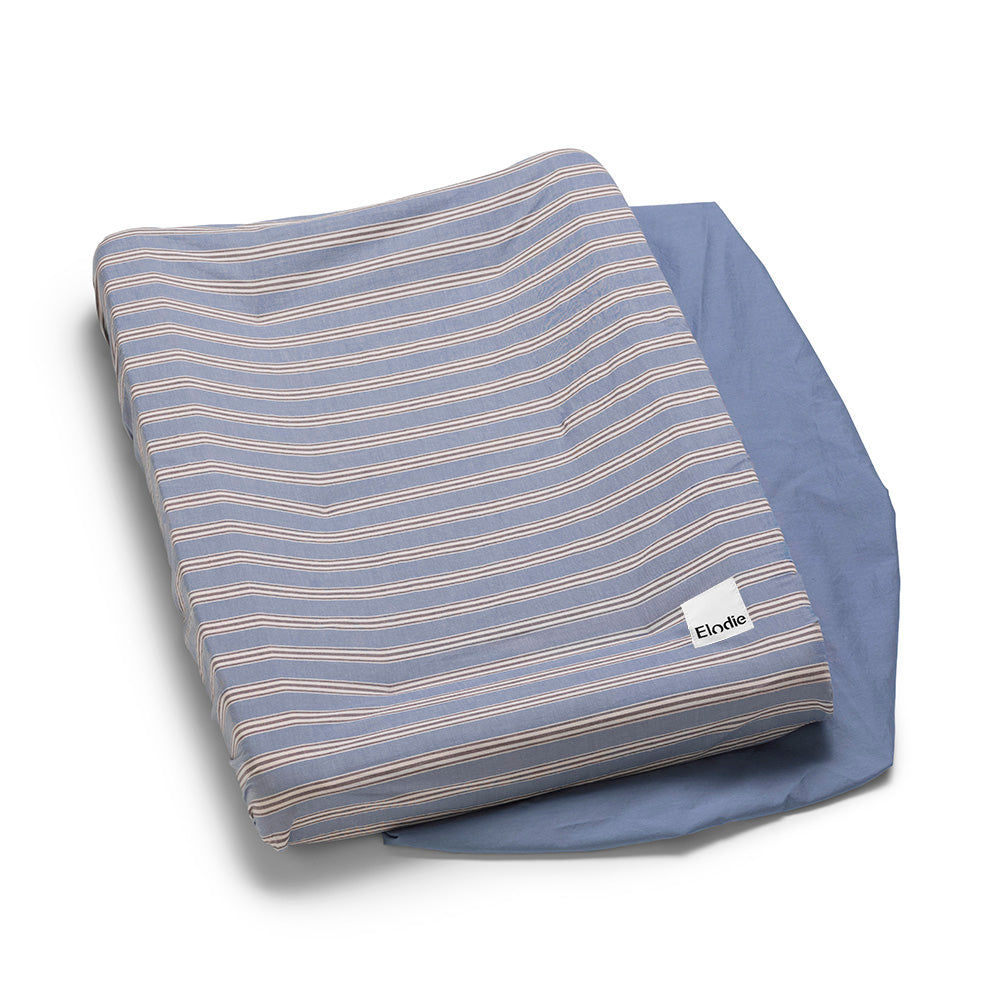 Set of 2 changing mat covers, Sandy Stripe