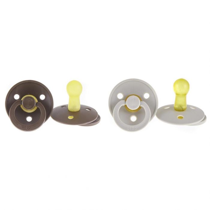 Schnuller Set Chocolate / Sand Gr. 1