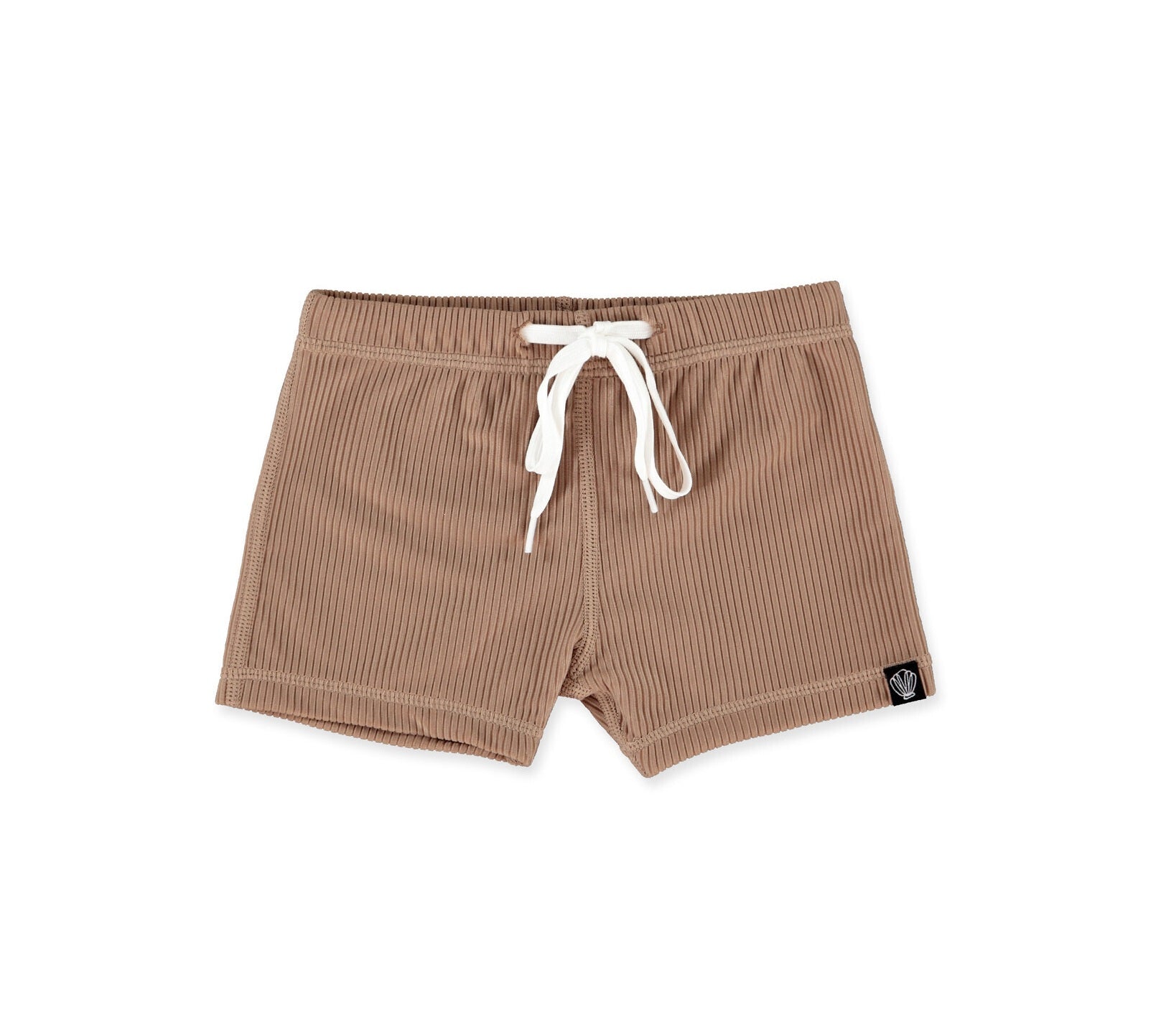 UV Badeshorts Ribbed Chocolate
