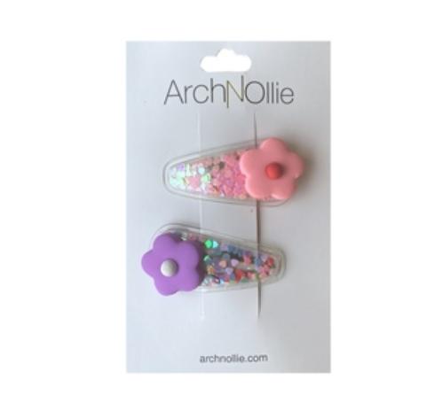 Lot de pailles en silicone Zoe, bleu multicolore