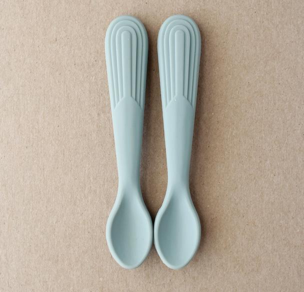 Silikonlöffel Set Cloud Blue