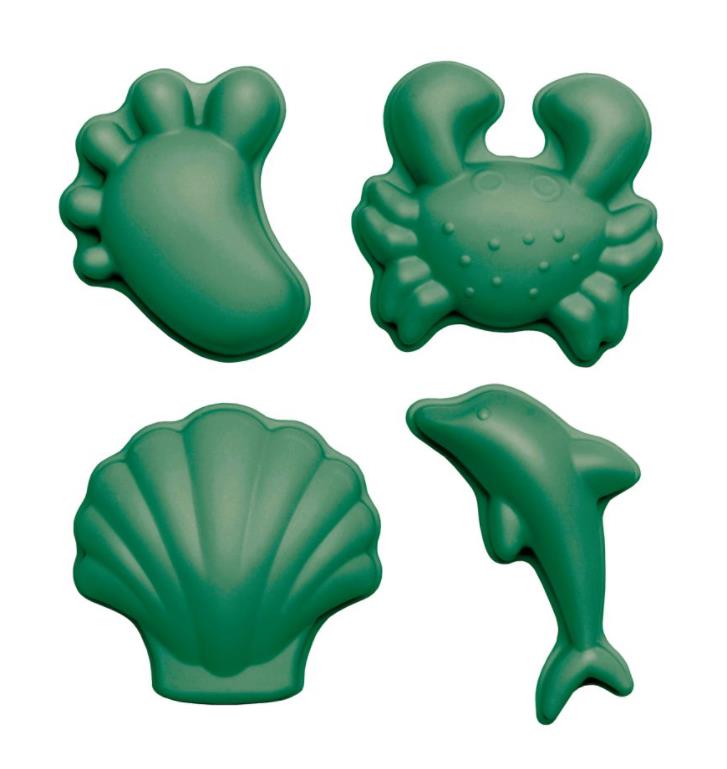 Lot de pailles en silicone Zoe, bleu multicolore