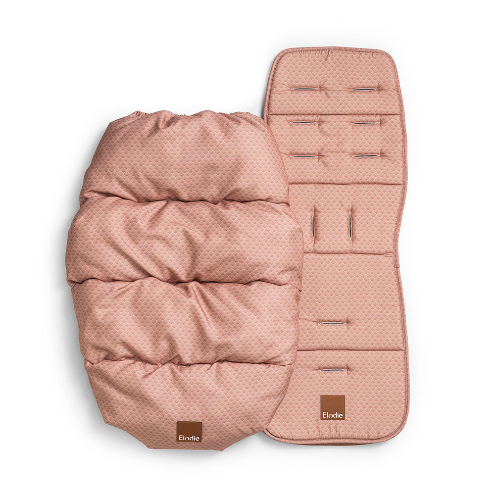 Verstellbarer Ganzjahres Fusssack Pink Nouveau