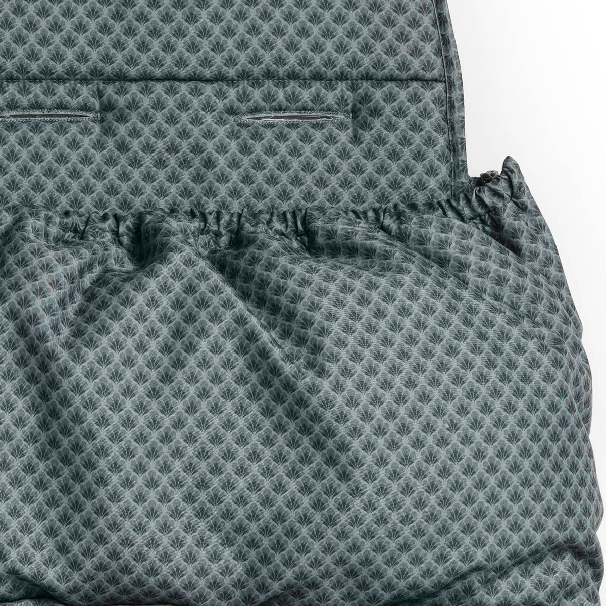 Verstellbarer Ganzjahres Fusssack Turquoise Nouveau