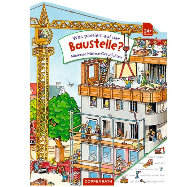 Was passiert auf der Baustelle? Allererste Mitlese-Geschichten