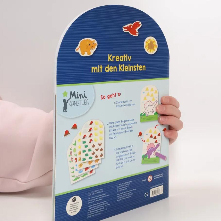 Mein erstes Sticker-Malbuch Dinosaurier