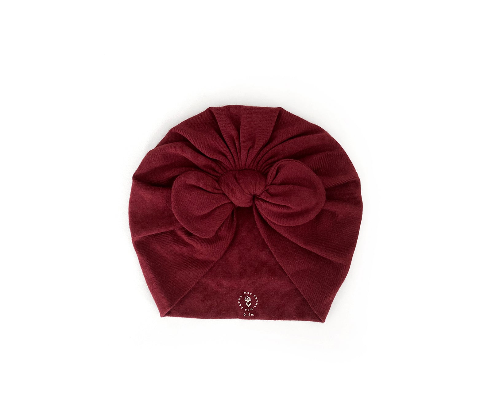 Turban Mütze Bordeaux