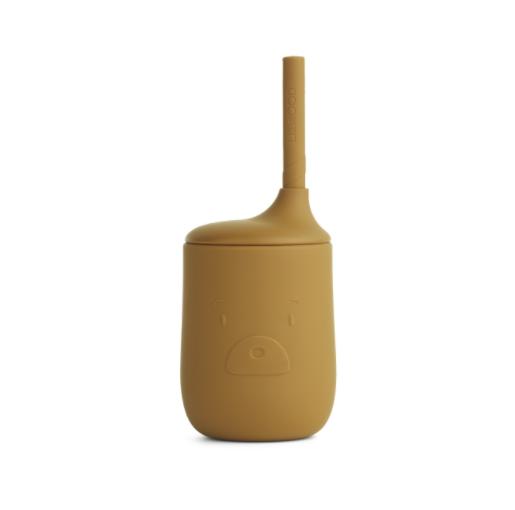 Ellis Strohhalm Becher Mr Bear Golden Caramel