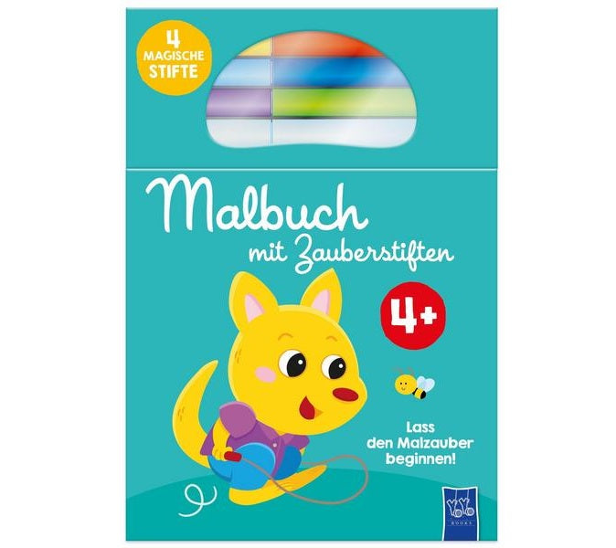 Malbuch mit Zauberstiften (Känguru)