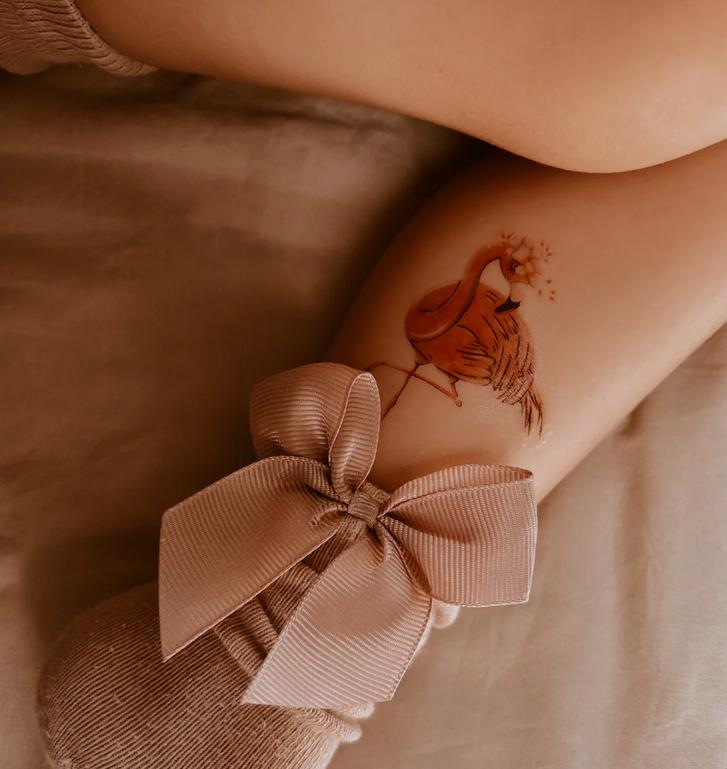 Kindertattoos Flamingo