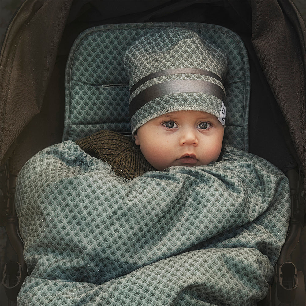 Verstellbarer Ganzjahres Fusssack Turquoise Nouveau