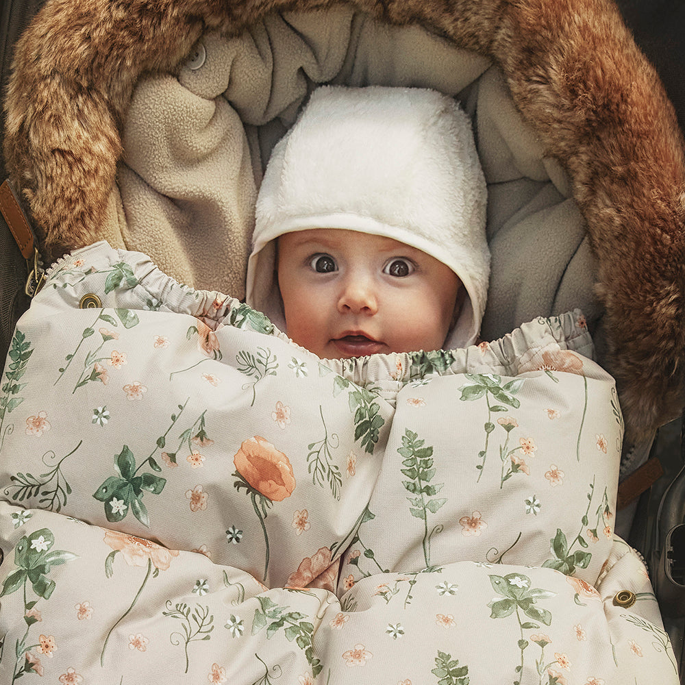 Winter Bonnet Shearling Weiss