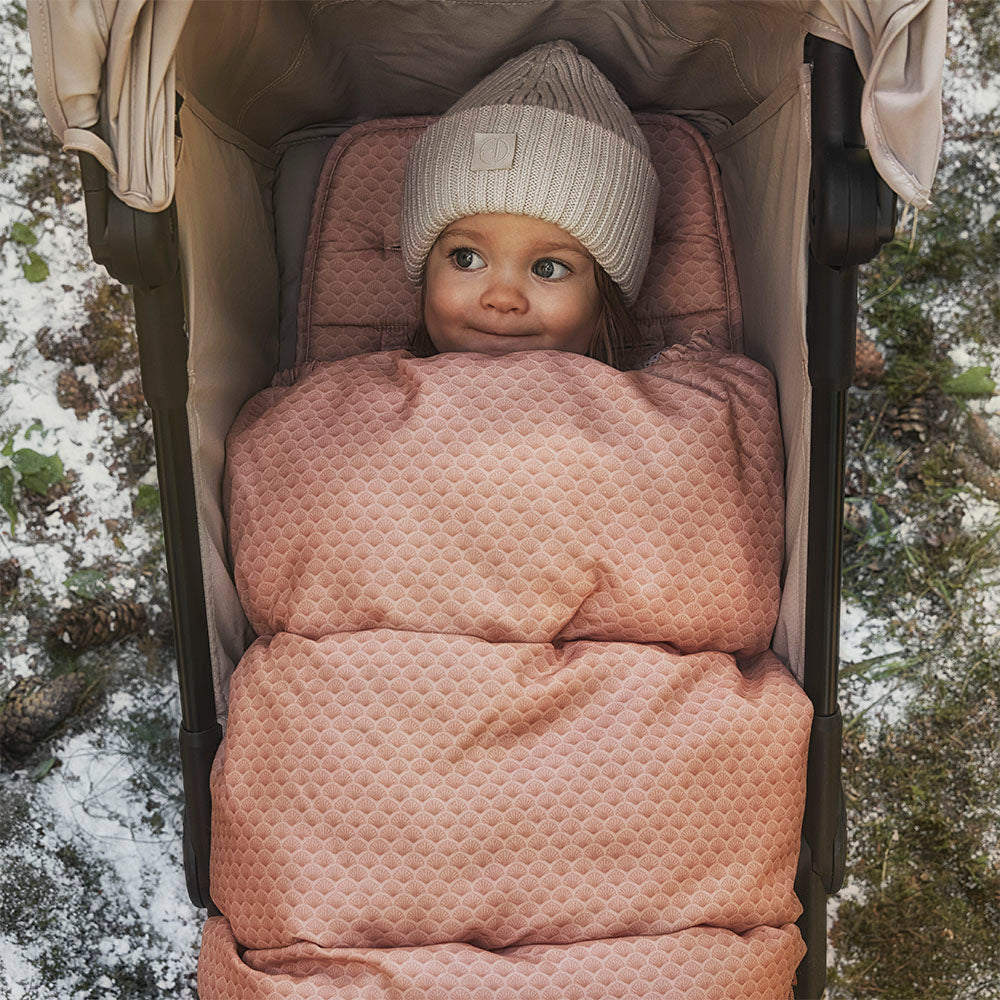 Verstellbarer Ganzjahres Fusssack Pink Nouveau