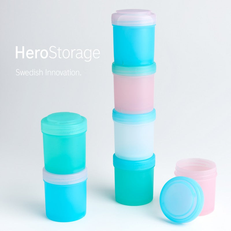HeroStorage Pink Weiss Set