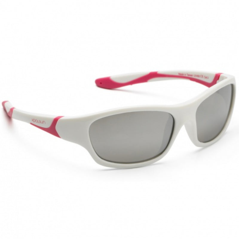 Children's Sports Sunglasses White Cabaret