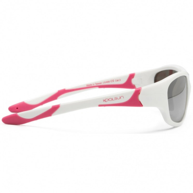 Children's Sports Sunglasses White Cabaret