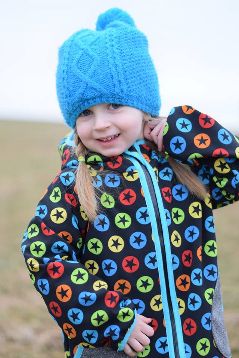 Softshell Jacke Frühling bis Herbst ungefüttert Stars Boy