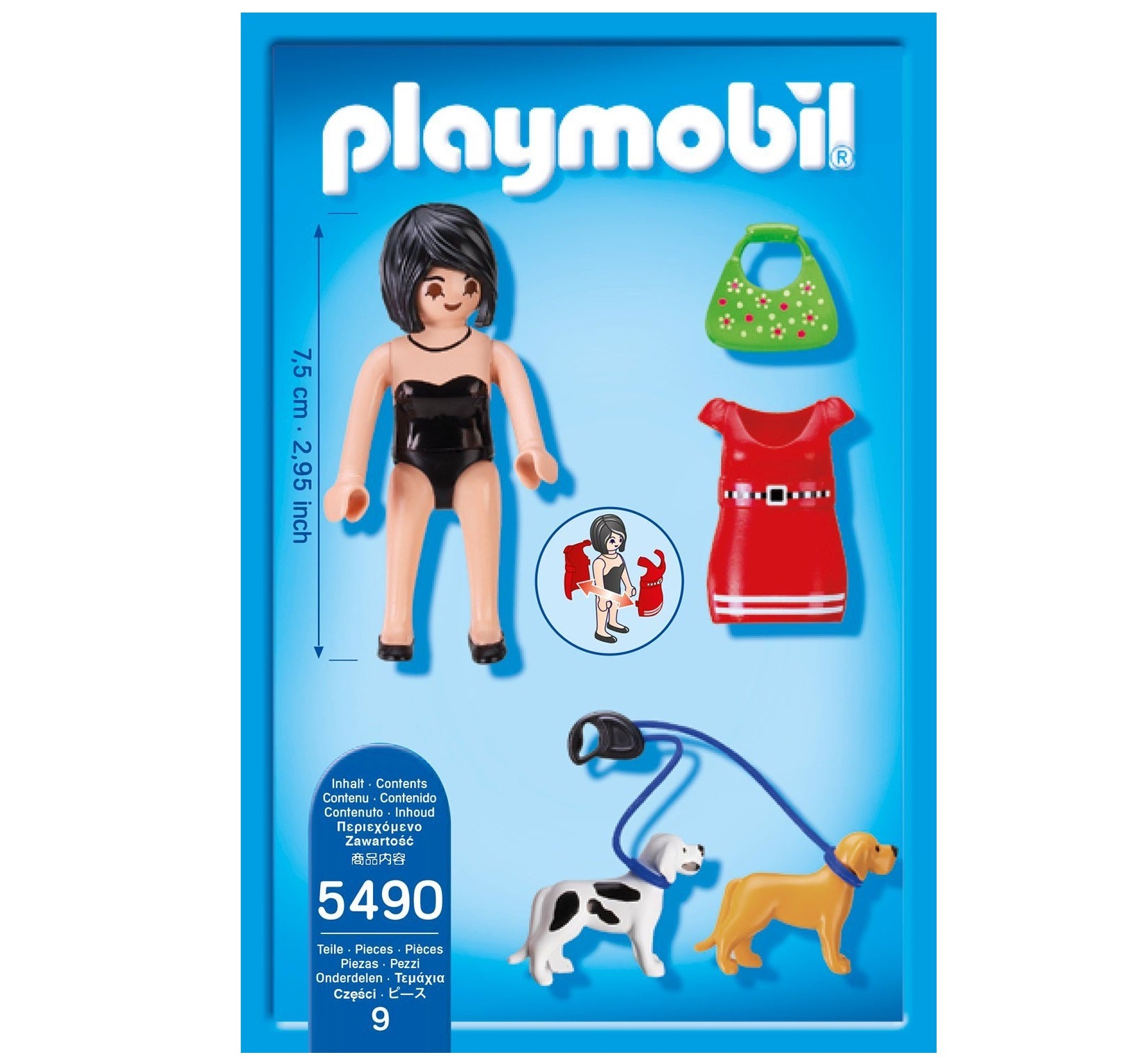 Frau mit Hündchen