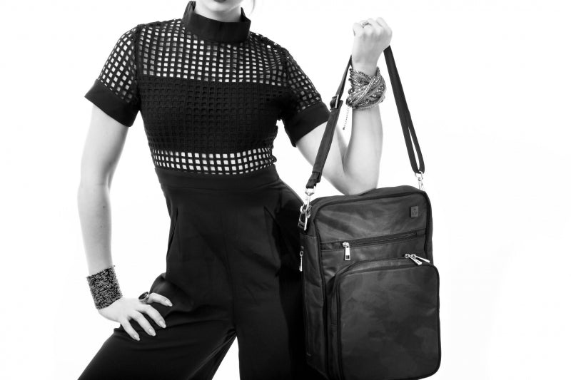 Papa Wickeltasche Helix Black Ops