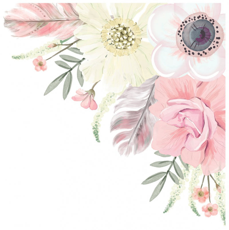 Ecken Sticker Floral