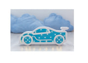 Lot de pailles en silicone Zoe, bleu multicolore