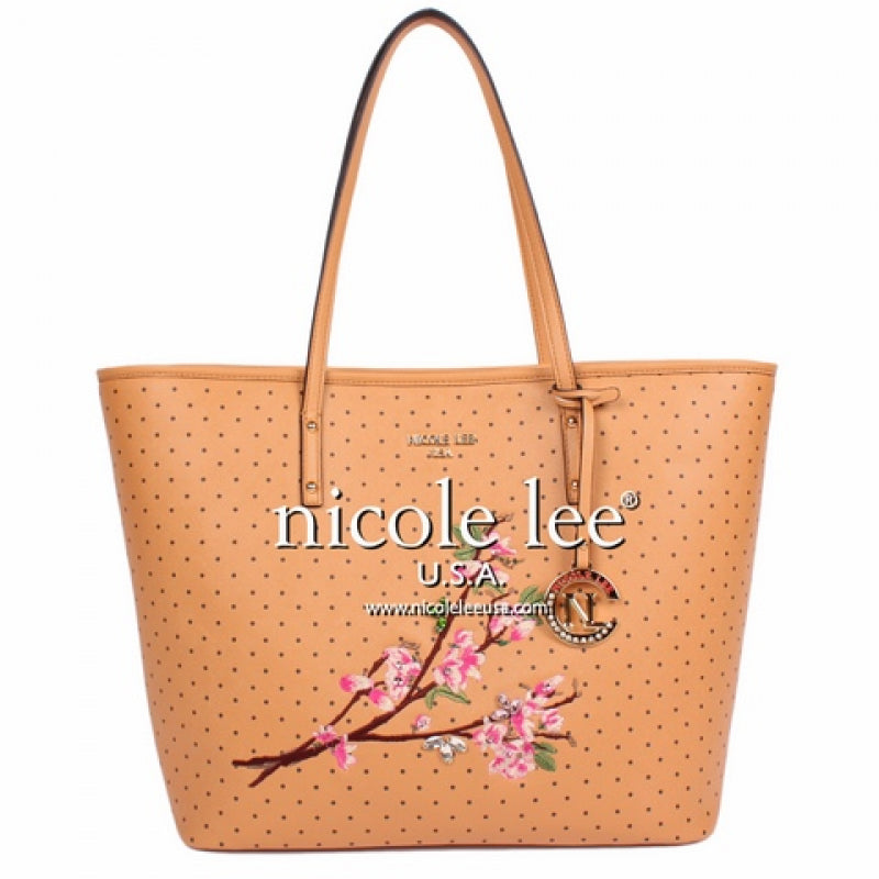 Handtasche Kayley Floral Shopper Bag Camel