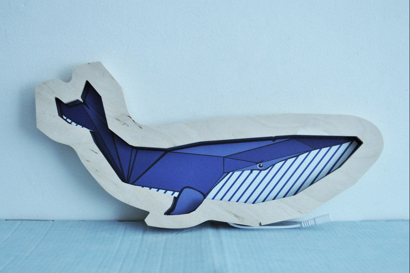Blauwal Lampe