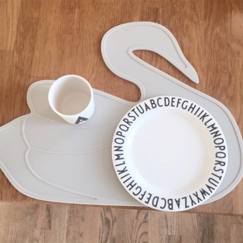 Silikon Tischset Schwan Sand