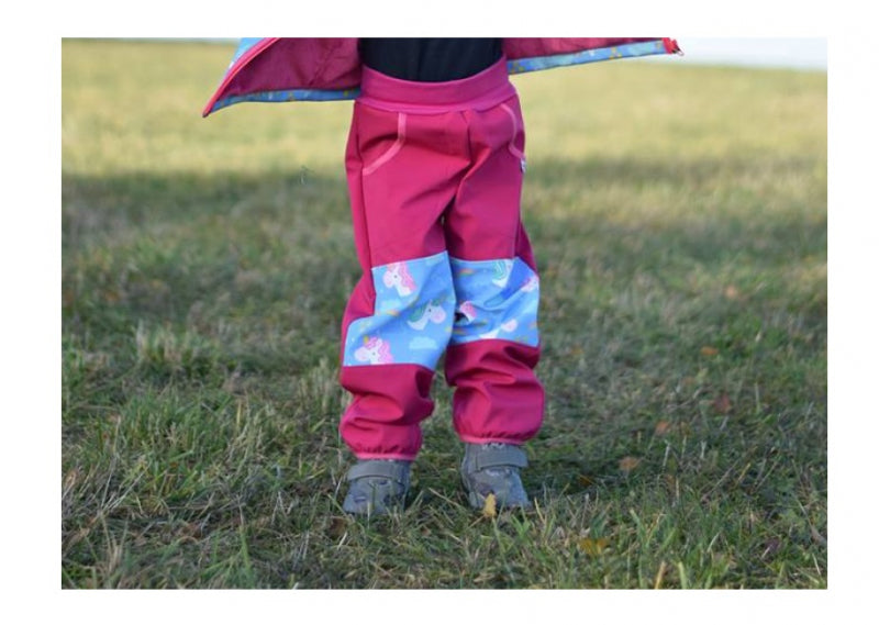 Softshell Hosen Unicorn blau