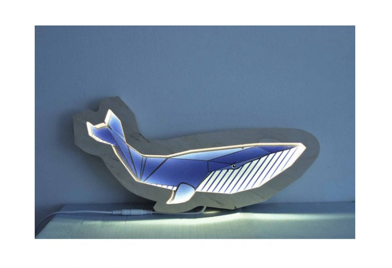 Blauwal Lampe