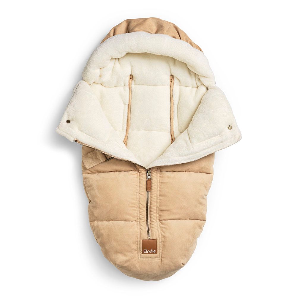 Fusssack Alcantara Wildleder- Optik vegan