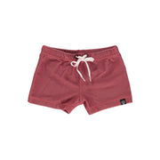 UV Badeshorts Ribbed Garnet Bordeaux