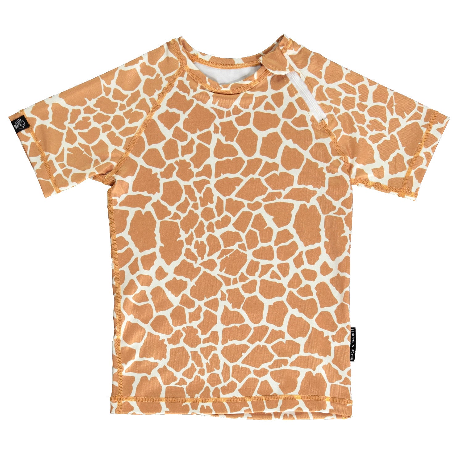 UV Badeshirt Giraffe Orange