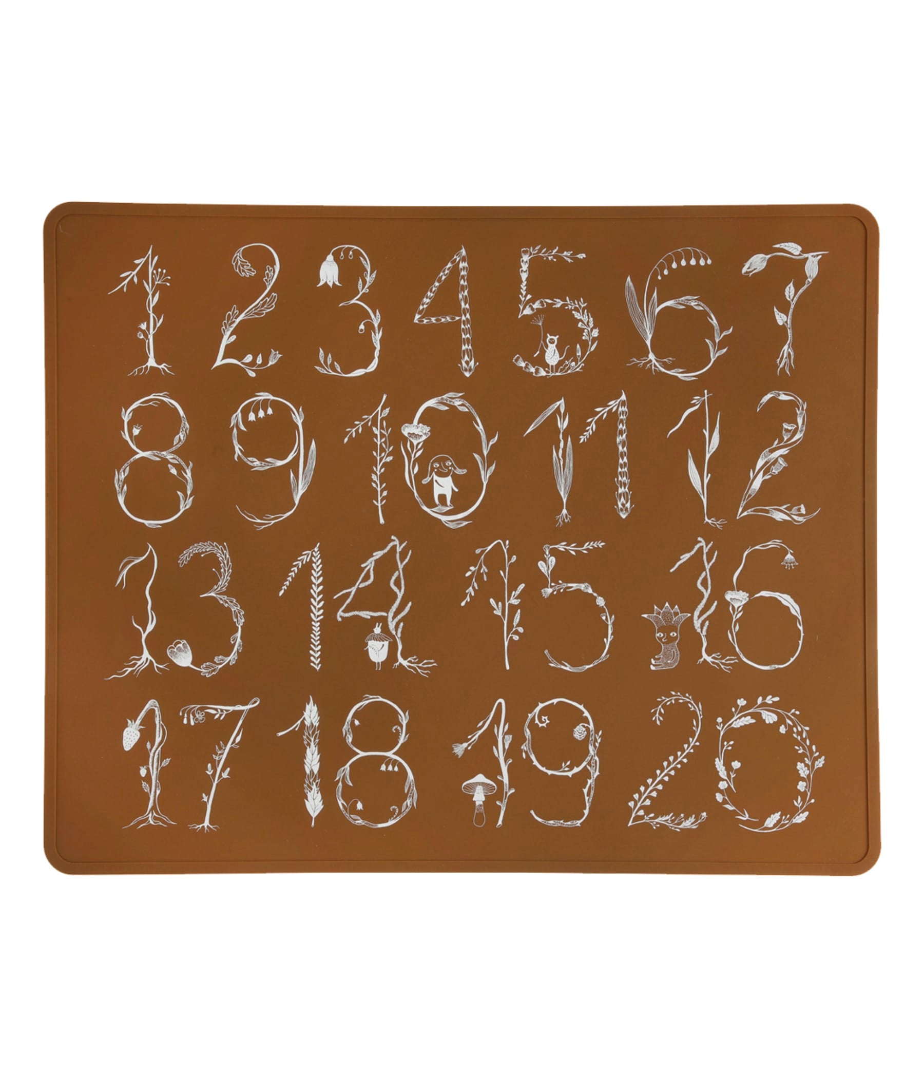 Silikon Tischset Numbers