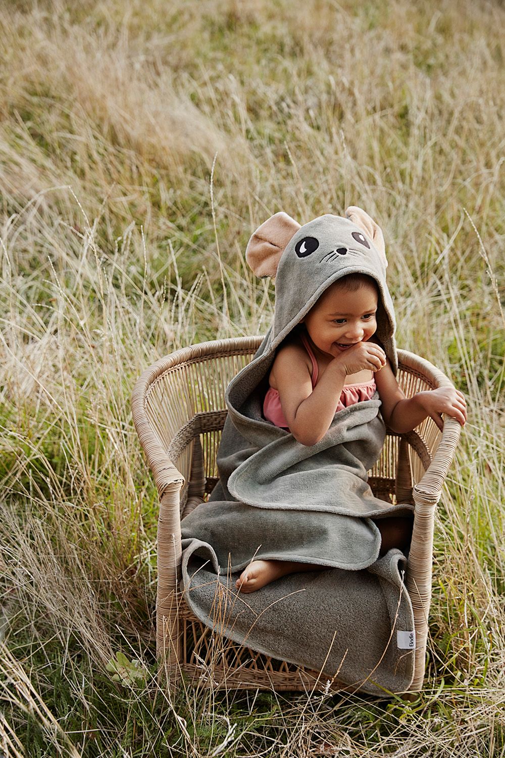 Serviette de bain à capuche Hazy Mouse