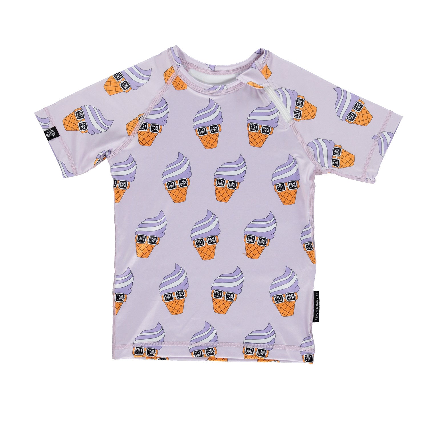UV Badeshirt Cool Ice Cream Lavender
